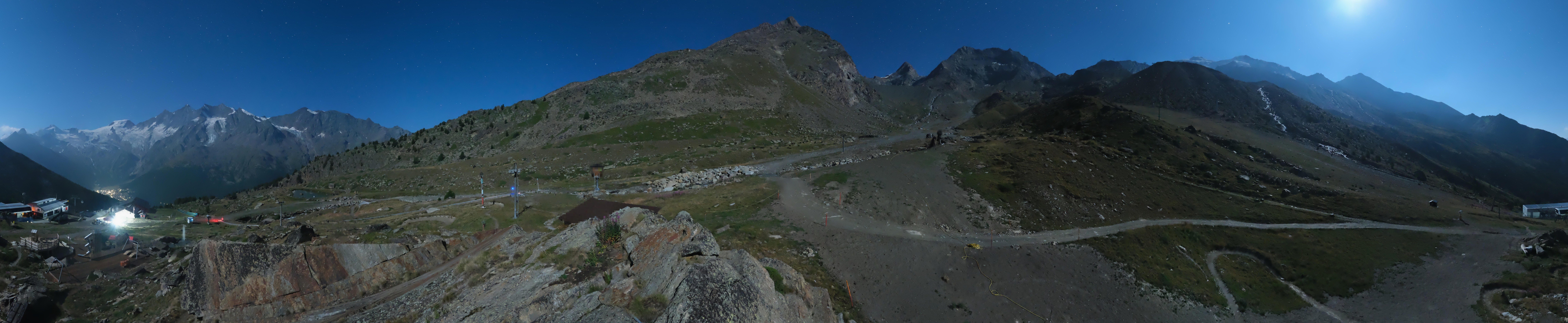 Archiv Foto Webcam Mittelstation Kreuzboden Saas-Grund Hohsaas