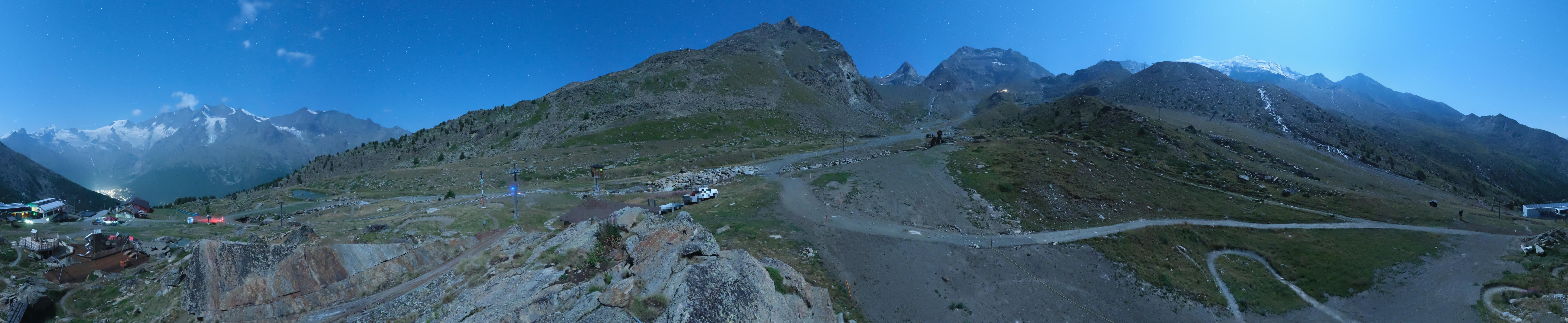 Archiv Foto Webcam Mittelstation Kreuzboden Saas-Grund Hohsaas