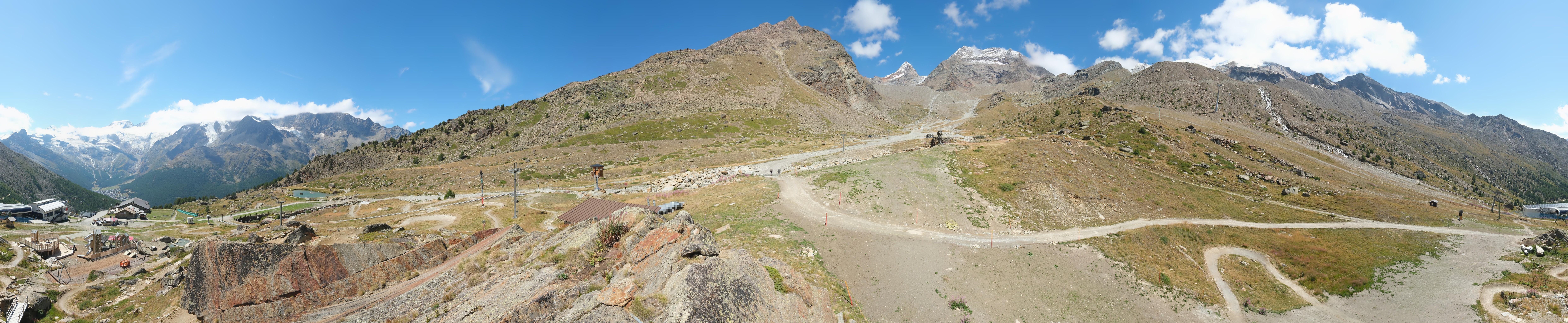 Archiv Foto Webcam Mittelstation Kreuzboden Saas-Grund Hohsaas