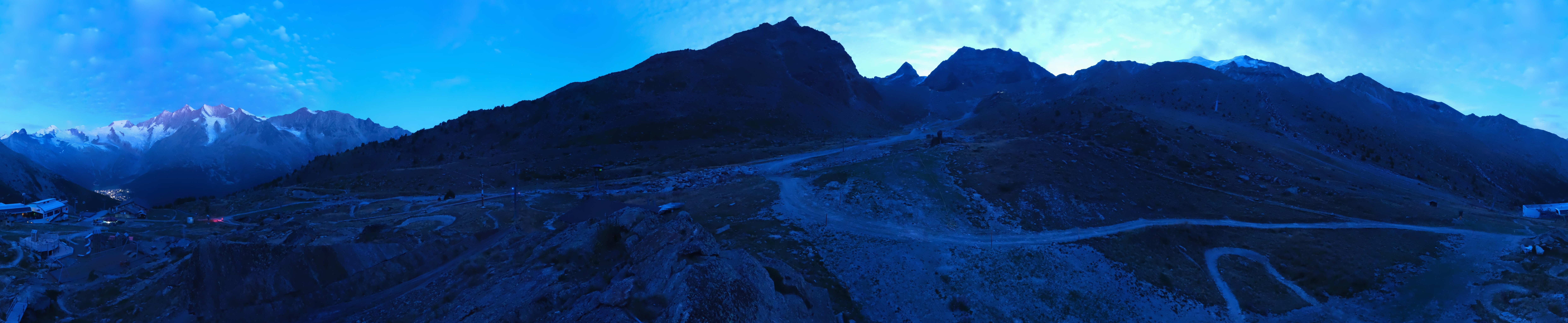 Archiv Foto Webcam Mittelstation Kreuzboden Saas-Grund Hohsaas