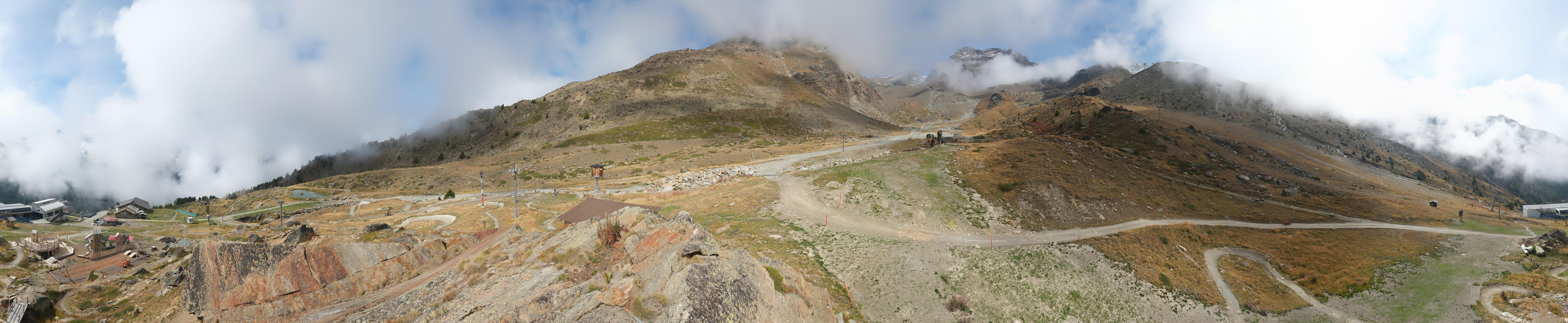 Archiv Foto Webcam Mittelstation Kreuzboden Saas-Grund Hohsaas