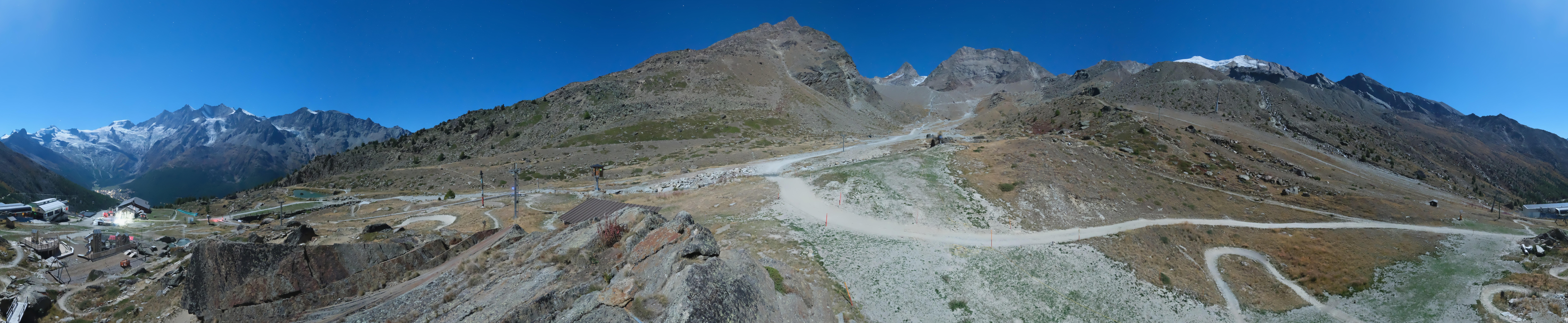 Archiv Foto Webcam Mittelstation Kreuzboden Saas-Grund Hohsaas