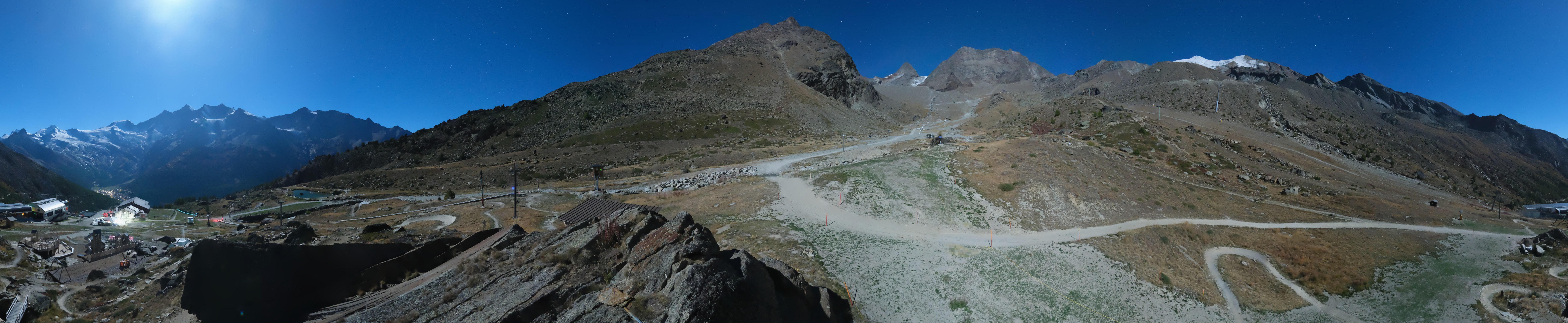 Archiv Foto Webcam Mittelstation Kreuzboden Saas-Grund Hohsaas