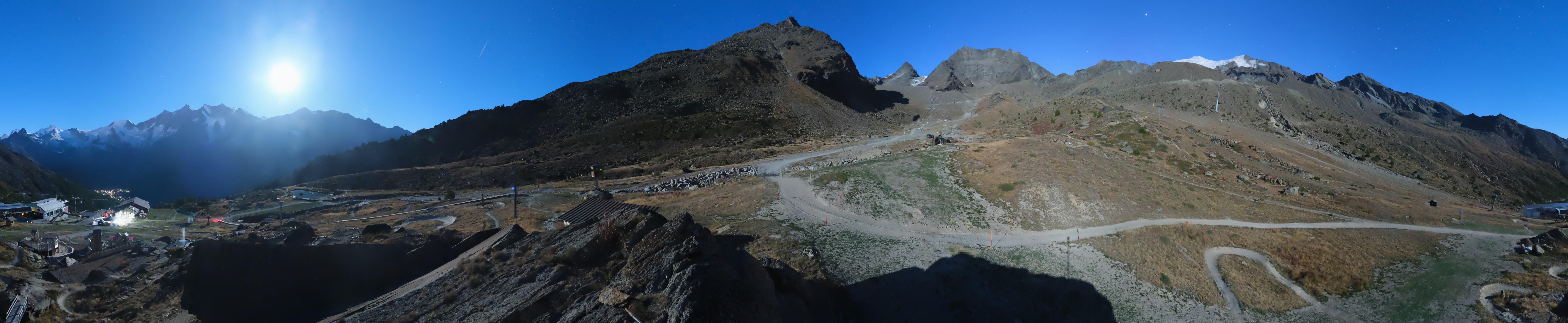 Archiv Foto Webcam Mittelstation Kreuzboden Saas-Grund Hohsaas
