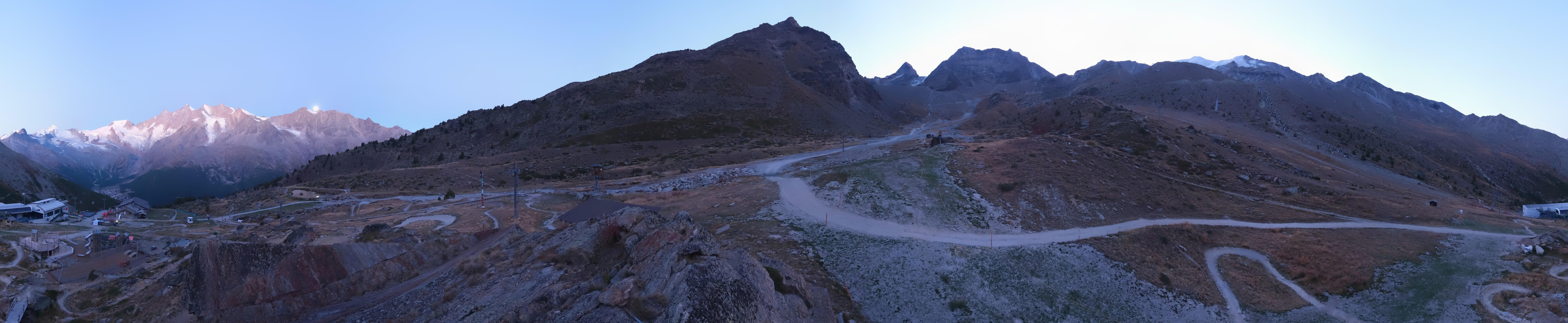 Archiv Foto Webcam Mittelstation Kreuzboden Saas-Grund Hohsaas