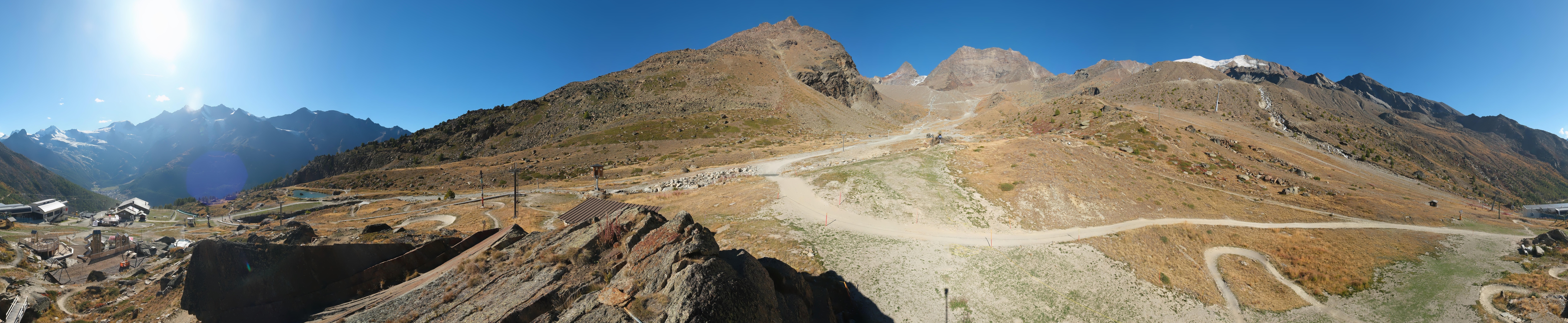 Archiv Foto Webcam Mittelstation Kreuzboden Saas-Grund Hohsaas
