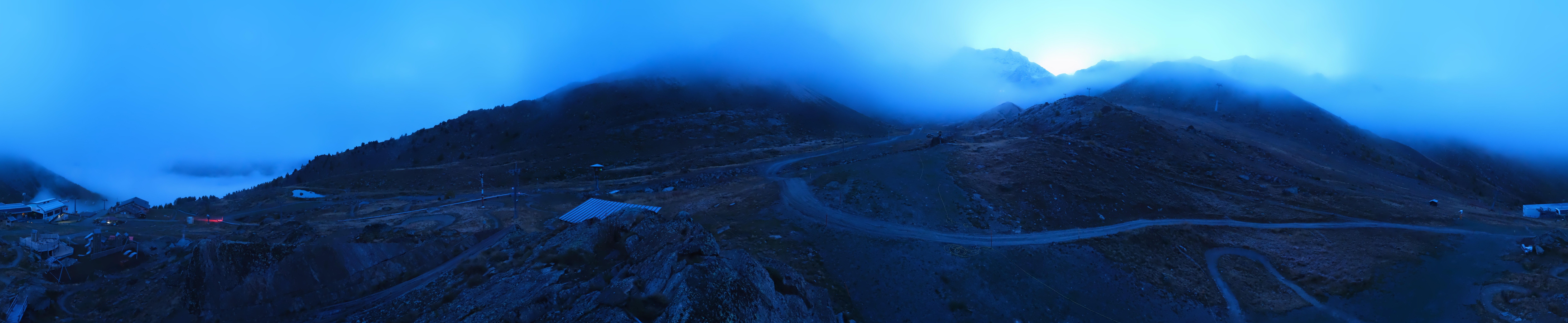 Archiv Foto Webcam Mittelstation Kreuzboden Saas-Grund Hohsaas