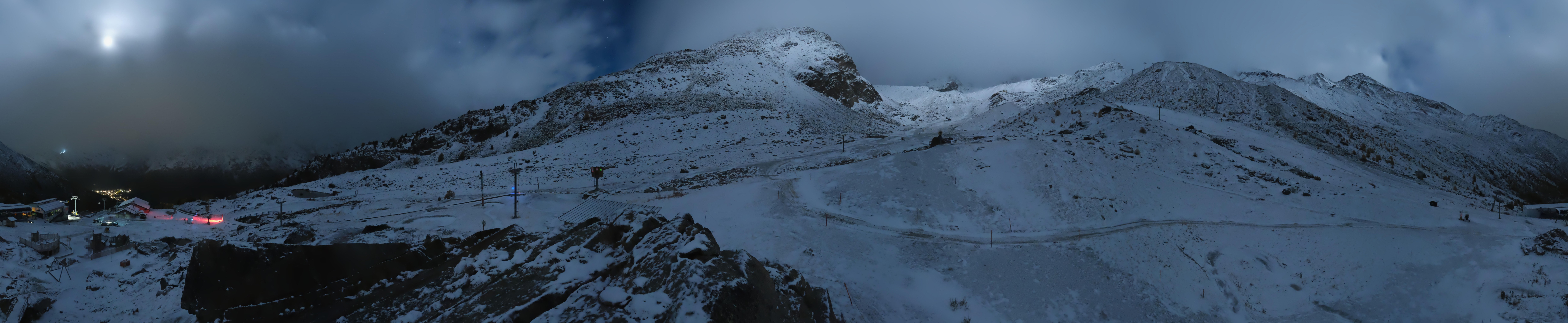 Archiv Foto Webcam Mittelstation Kreuzboden Saas-Grund Hohsaas