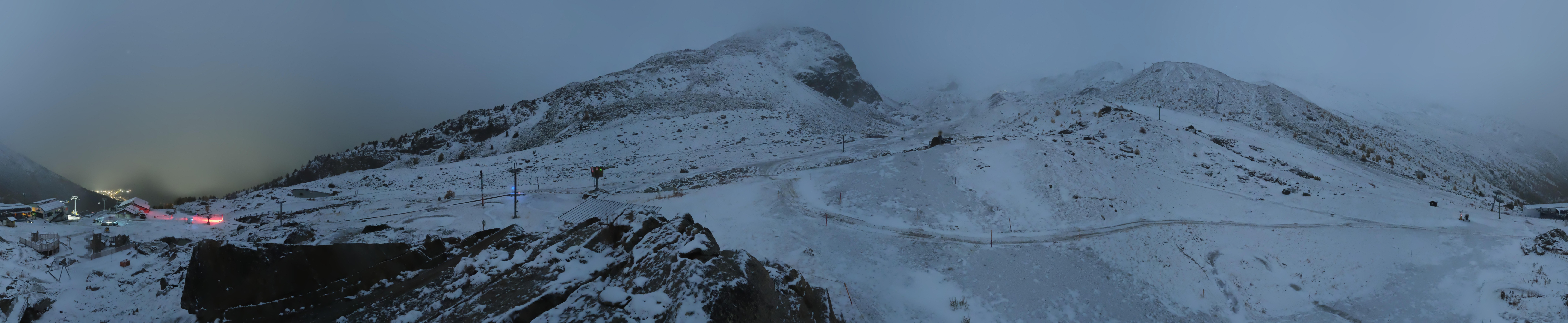 Archiv Foto Webcam Mittelstation Kreuzboden Saas-Grund Hohsaas