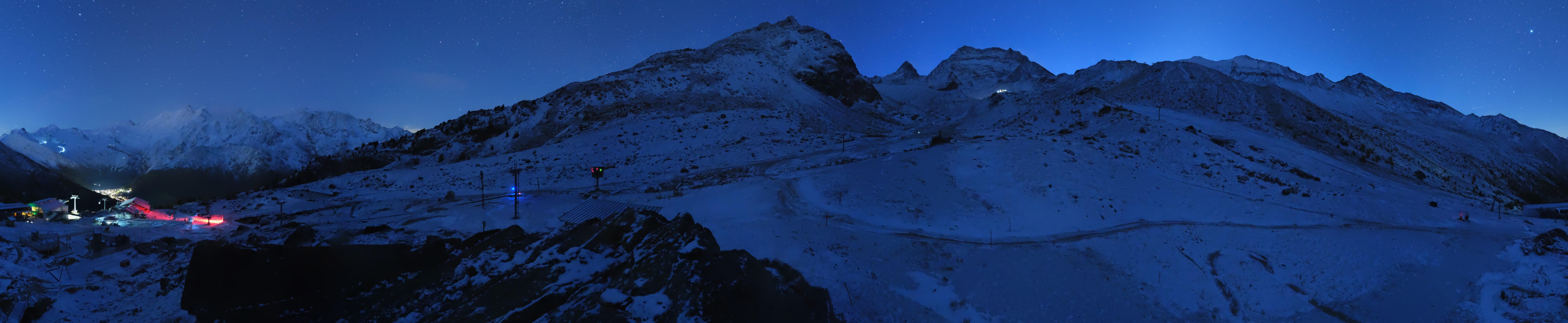Archiv Foto Webcam Mittelstation Kreuzboden Saas-Grund Hohsaas