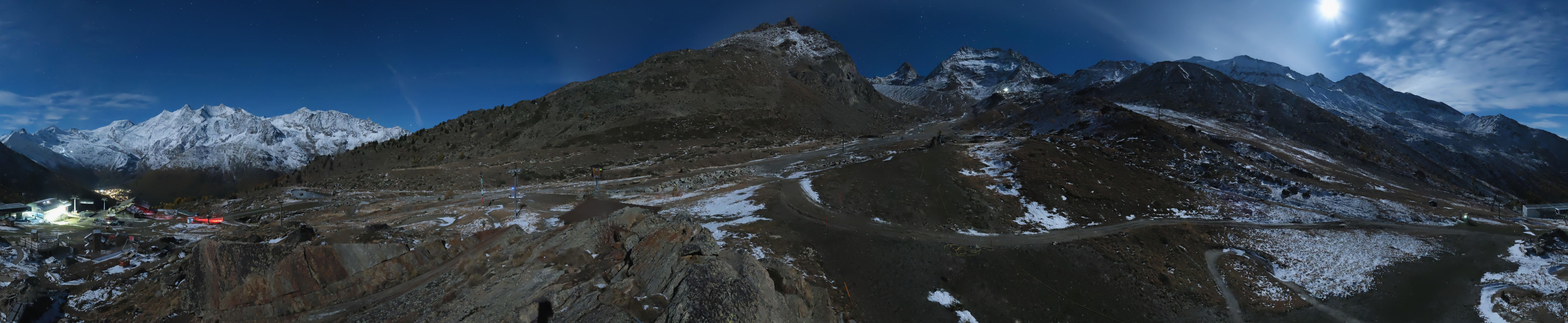 Archiv Foto Webcam Mittelstation Kreuzboden Saas-Grund Hohsaas
