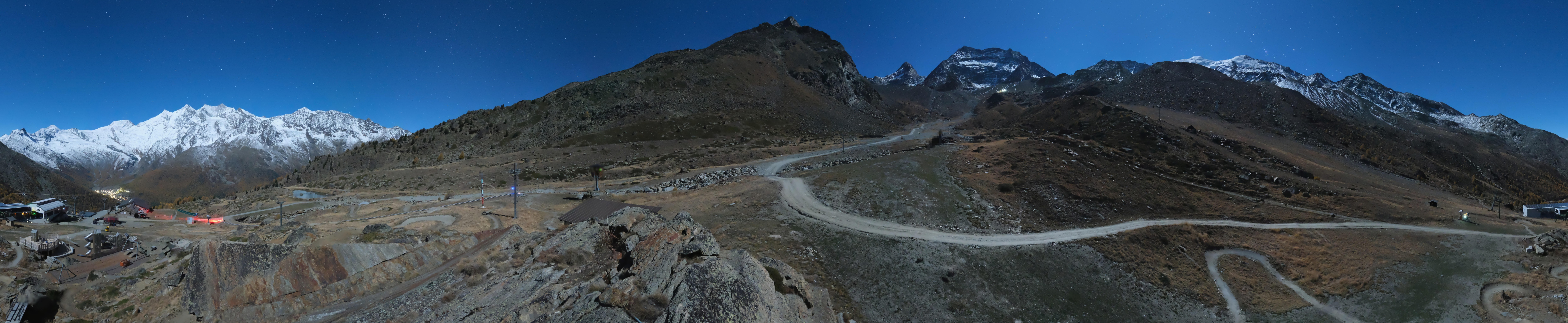 Archiv Foto Webcam Mittelstation Kreuzboden Saas-Grund Hohsaas