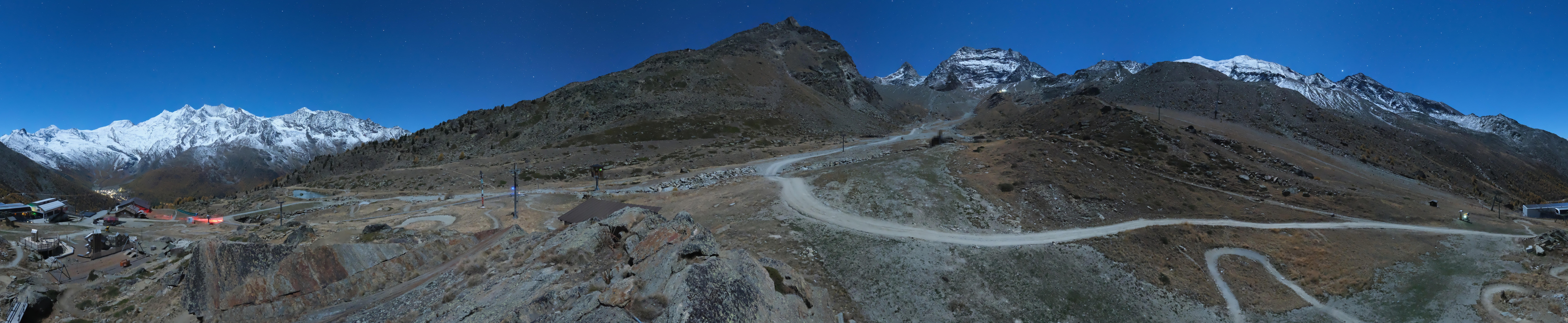 Archiv Foto Webcam Mittelstation Kreuzboden Saas-Grund Hohsaas