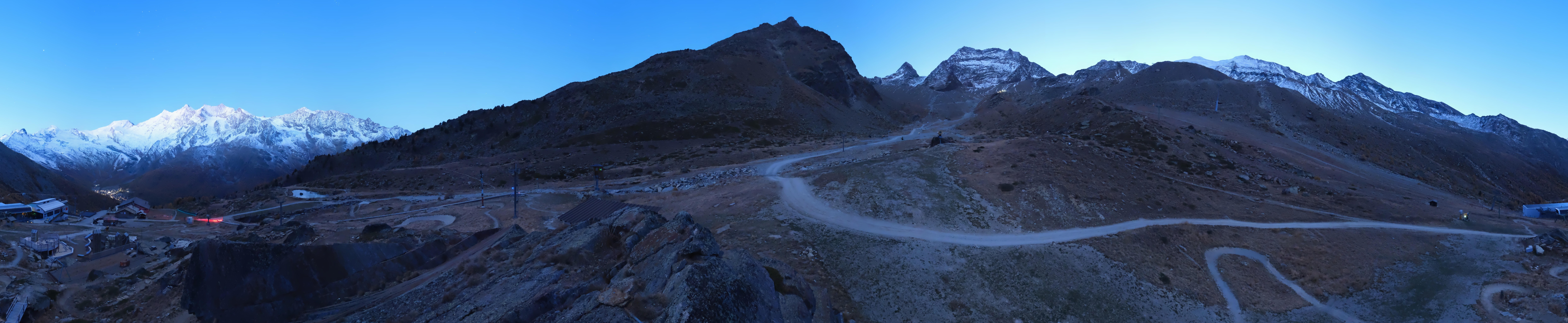 Archiv Foto Webcam Mittelstation Kreuzboden Saas-Grund Hohsaas