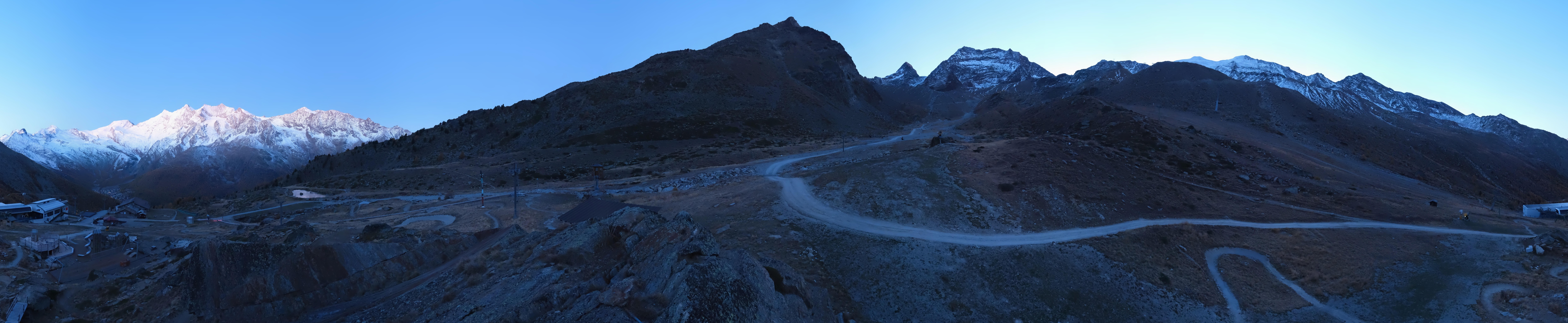 Archiv Foto Webcam Mittelstation Kreuzboden Saas-Grund Hohsaas