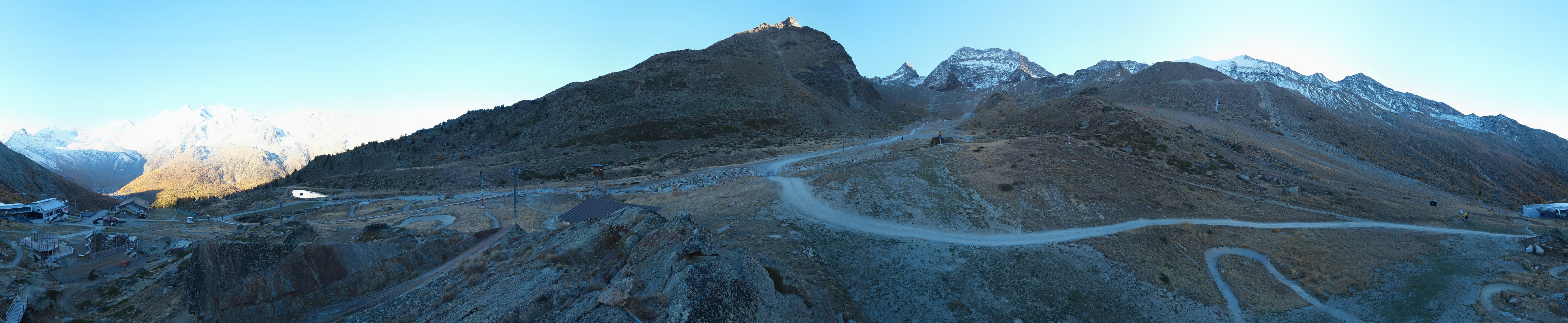 Archiv Foto Webcam Mittelstation Kreuzboden Saas-Grund Hohsaas