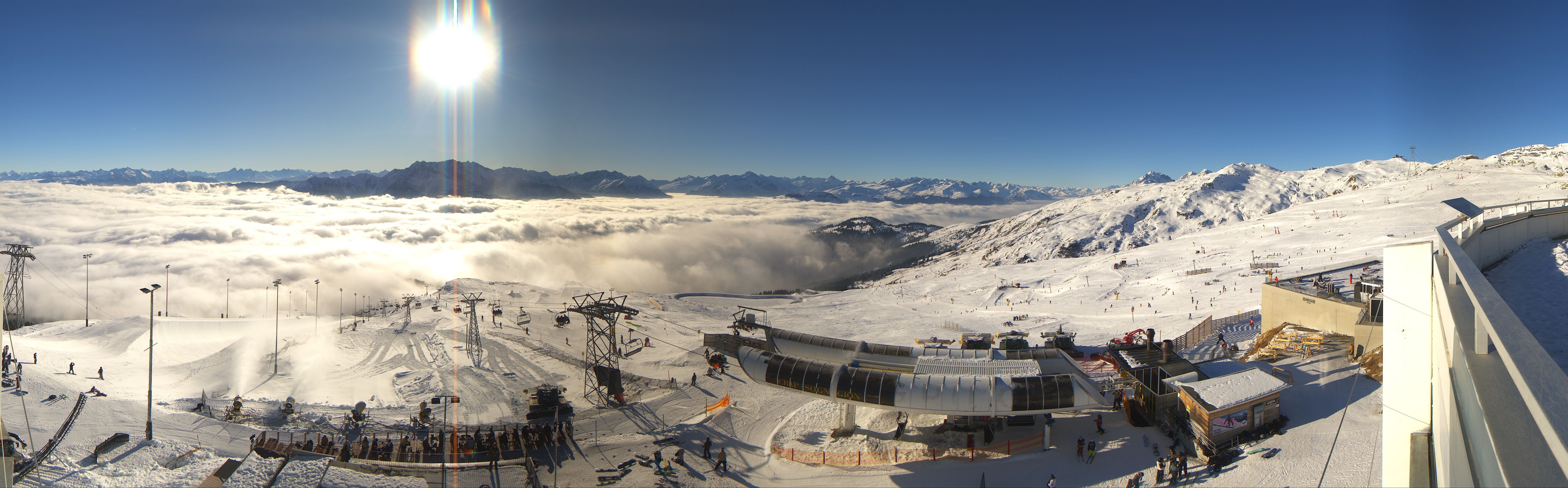 Archiv Foto Webcam Crap Sogn Gion Park Laax