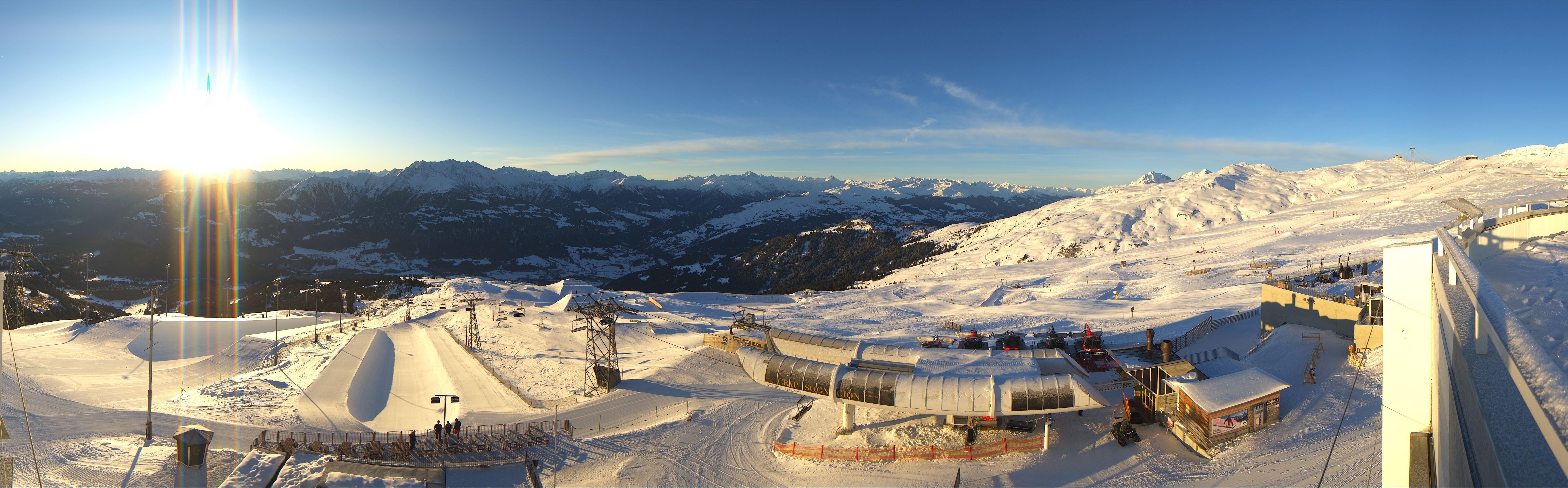 Archiv Foto Webcam Crap Sogn Gion Park Laax