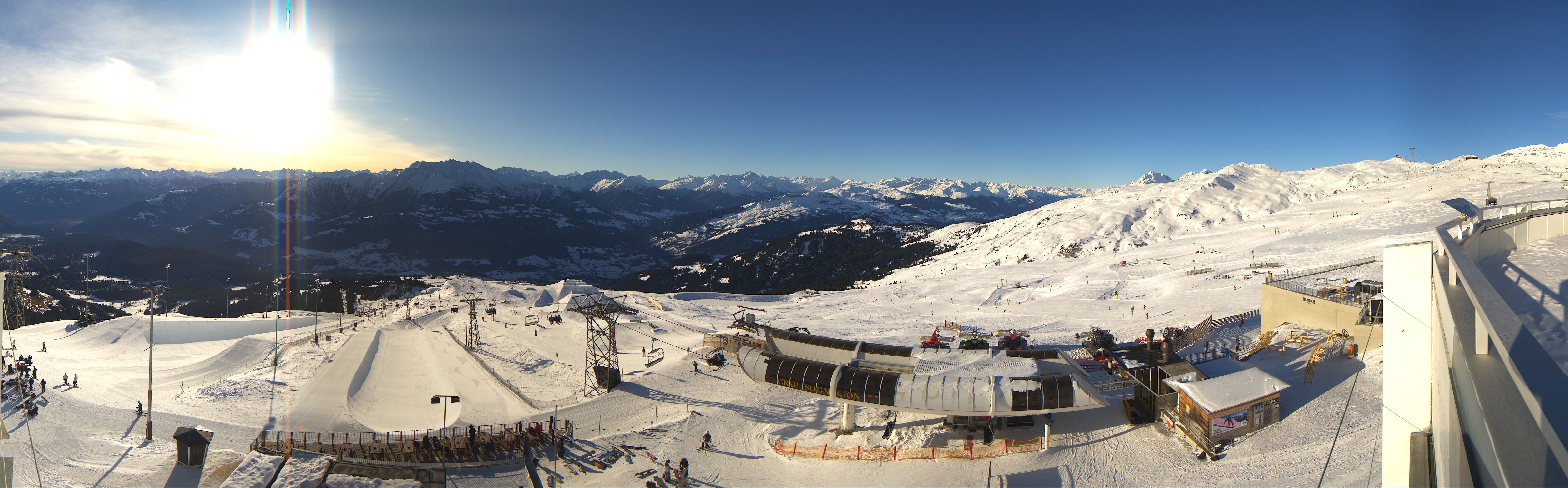 Archiv Foto Webcam Crap Sogn Gion Park Laax