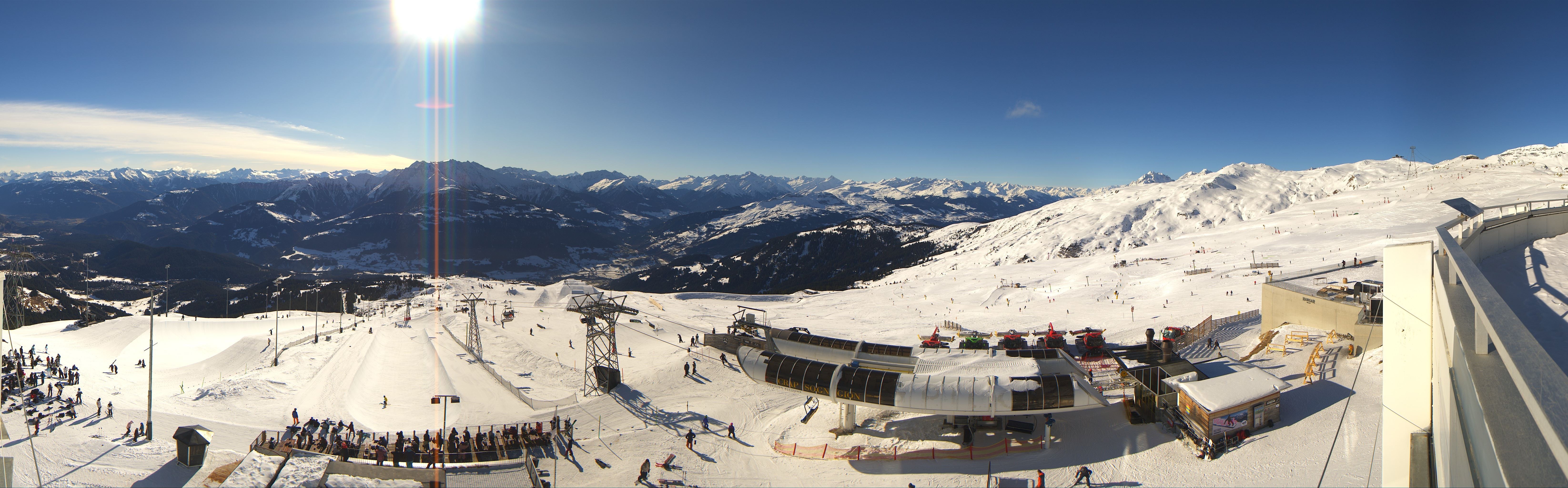 Archiv Foto Webcam Crap Sogn Gion Park Laax