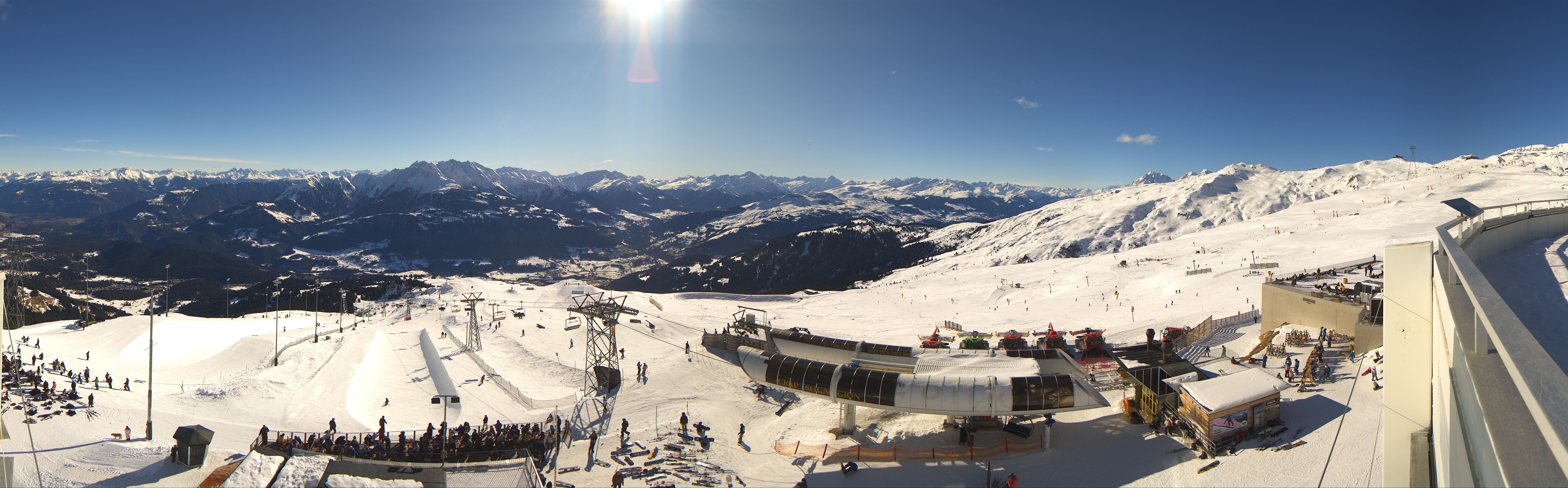 Archiv Foto Webcam Crap Sogn Gion Park Laax