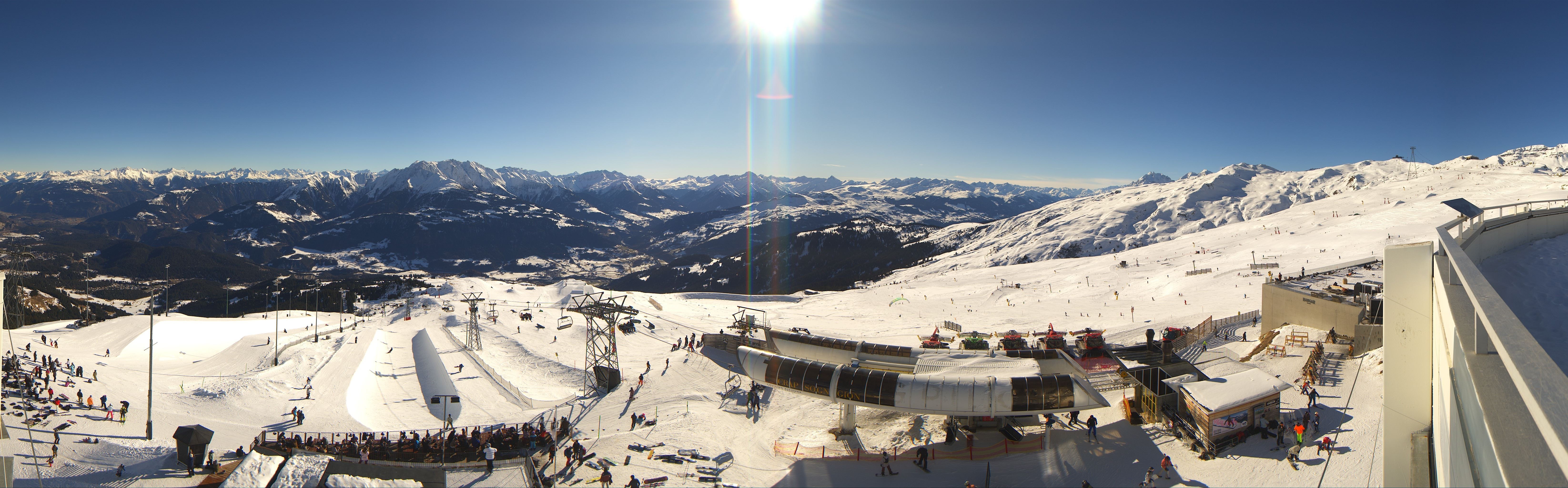 Archiv Foto Webcam Crap Sogn Gion Park Laax