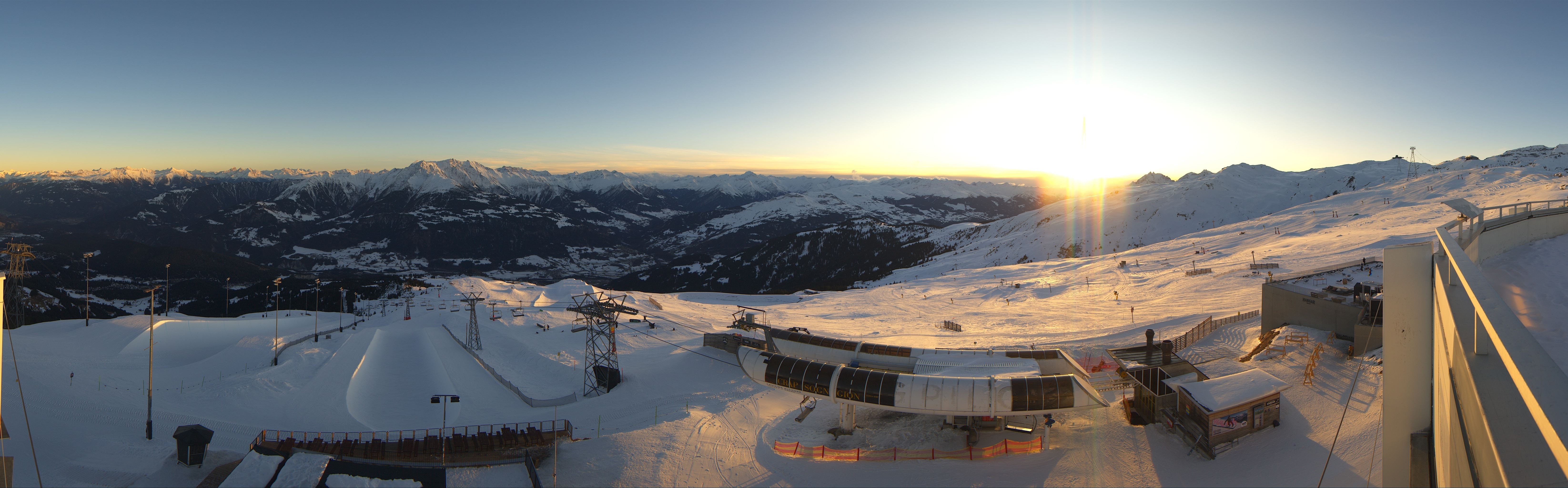 Archiv Foto Webcam Crap Sogn Gion Park Laax