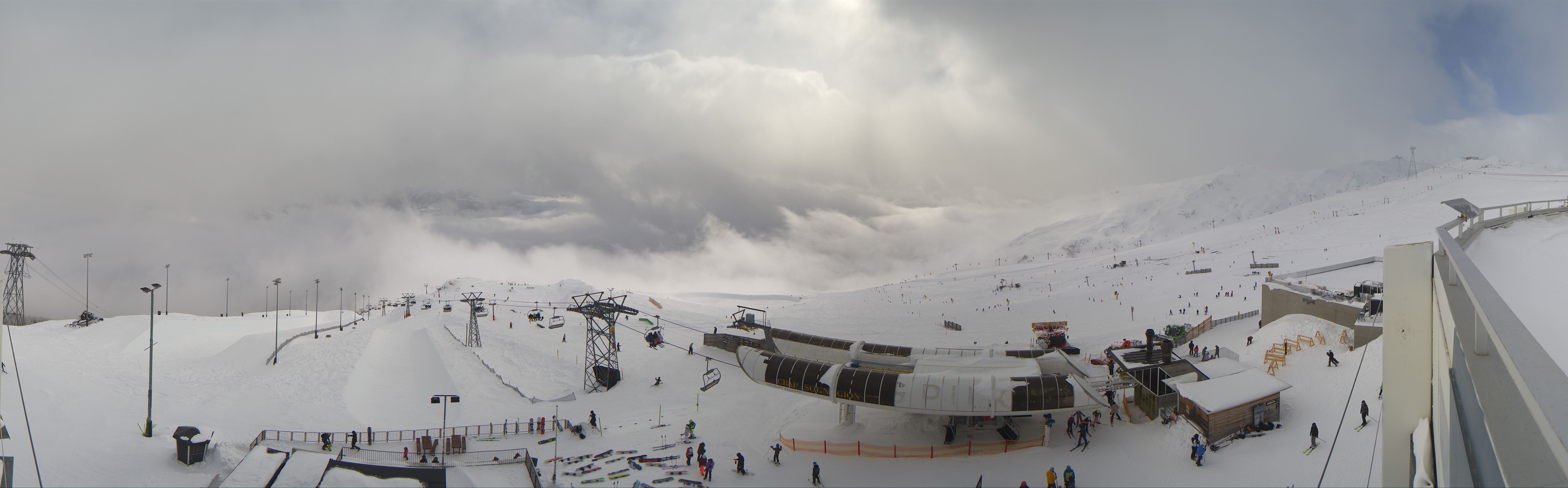 Archiv Foto Webcam Crap Sogn Gion Park Laax