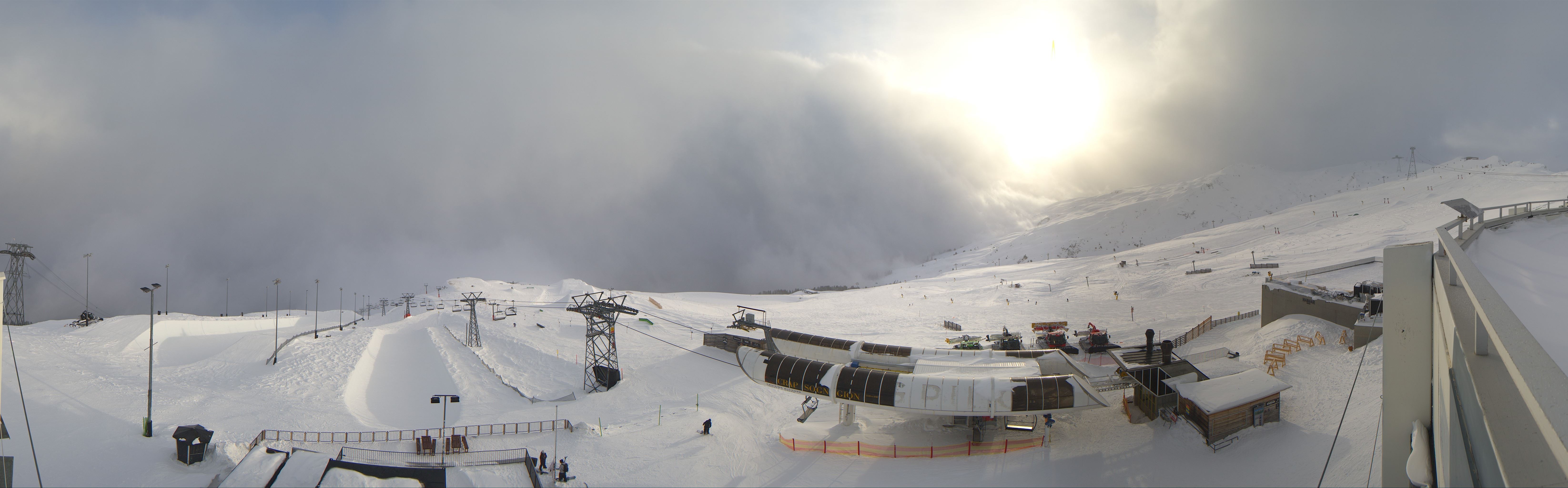 Archiv Foto Webcam Crap Sogn Gion Park Laax