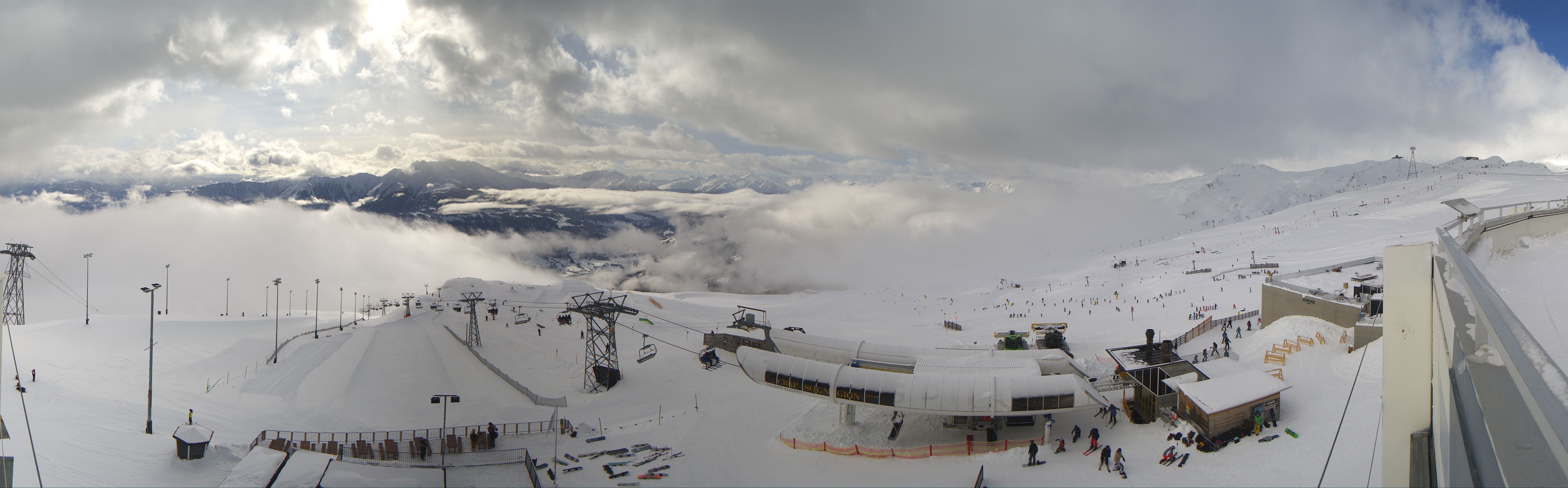 Archiv Foto Webcam Crap Sogn Gion Park Laax