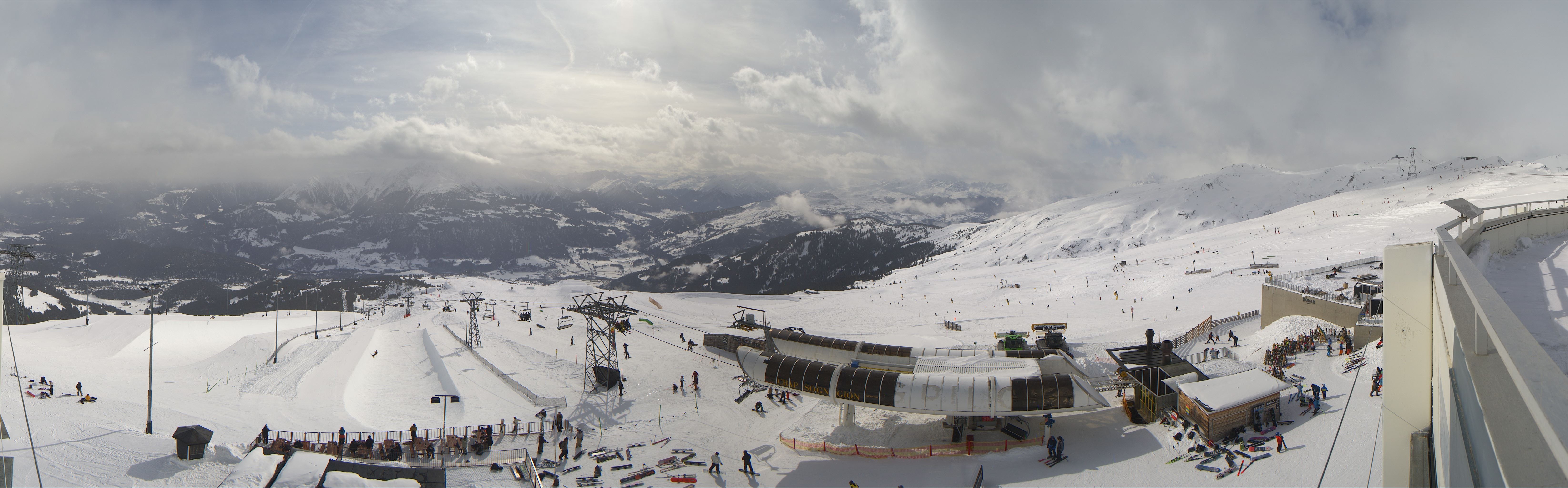 Archiv Foto Webcam Crap Sogn Gion Park Laax