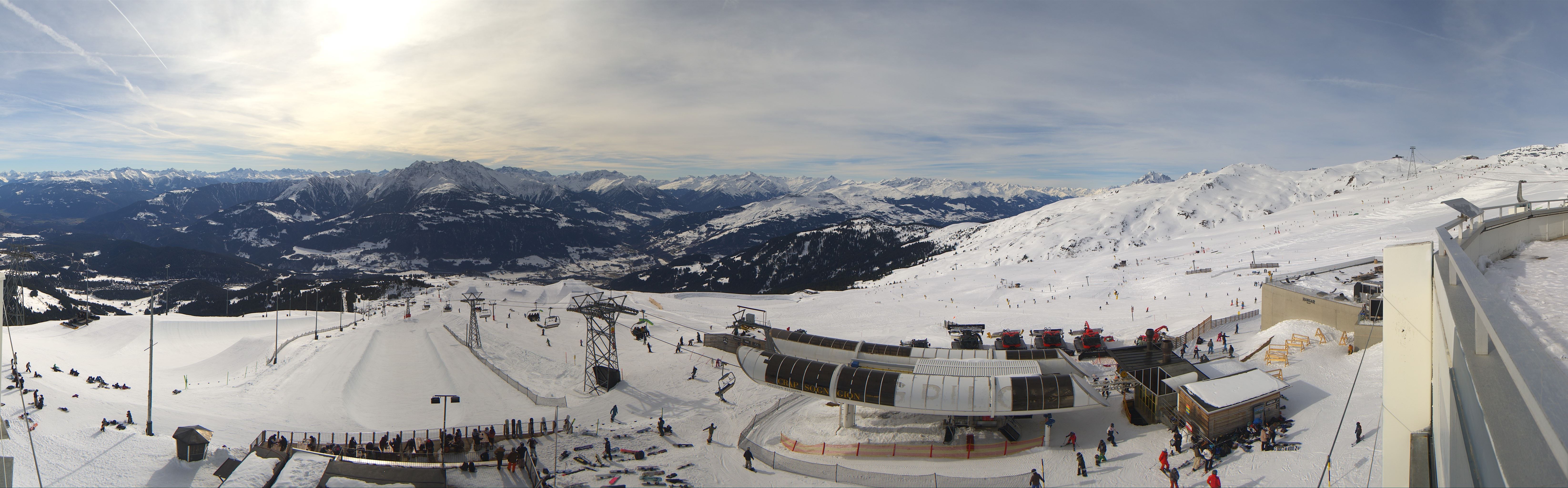 Archiv Foto Webcam Crap Sogn Gion Park Laax