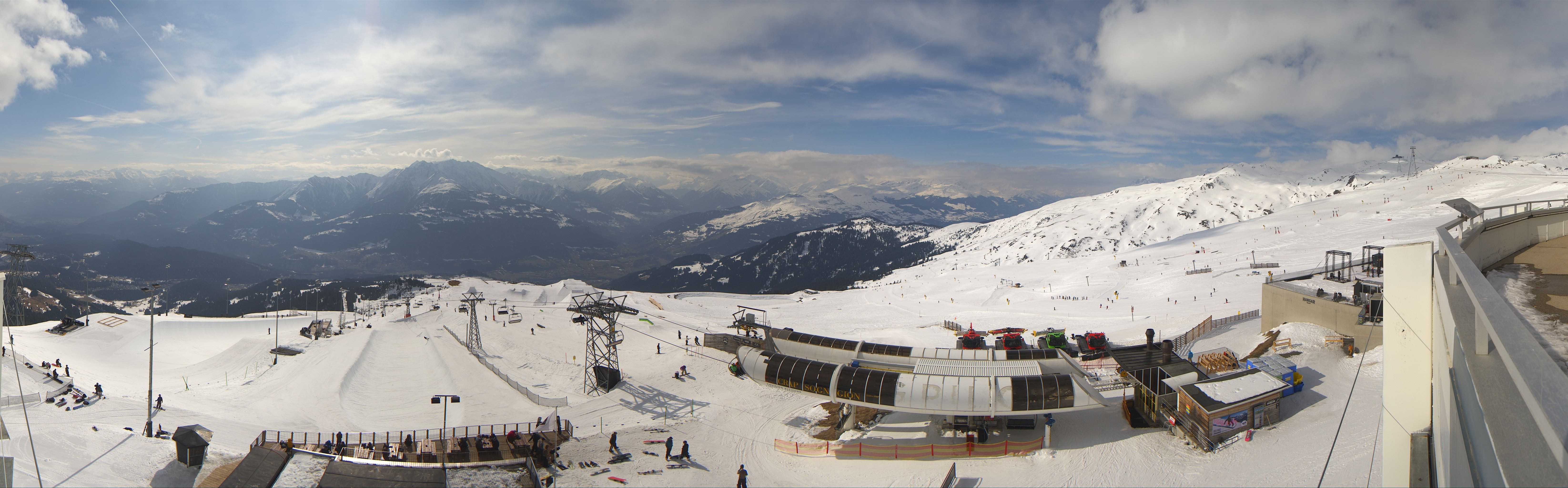 Archiv Foto Webcam Crap Sogn Gion Park Laax