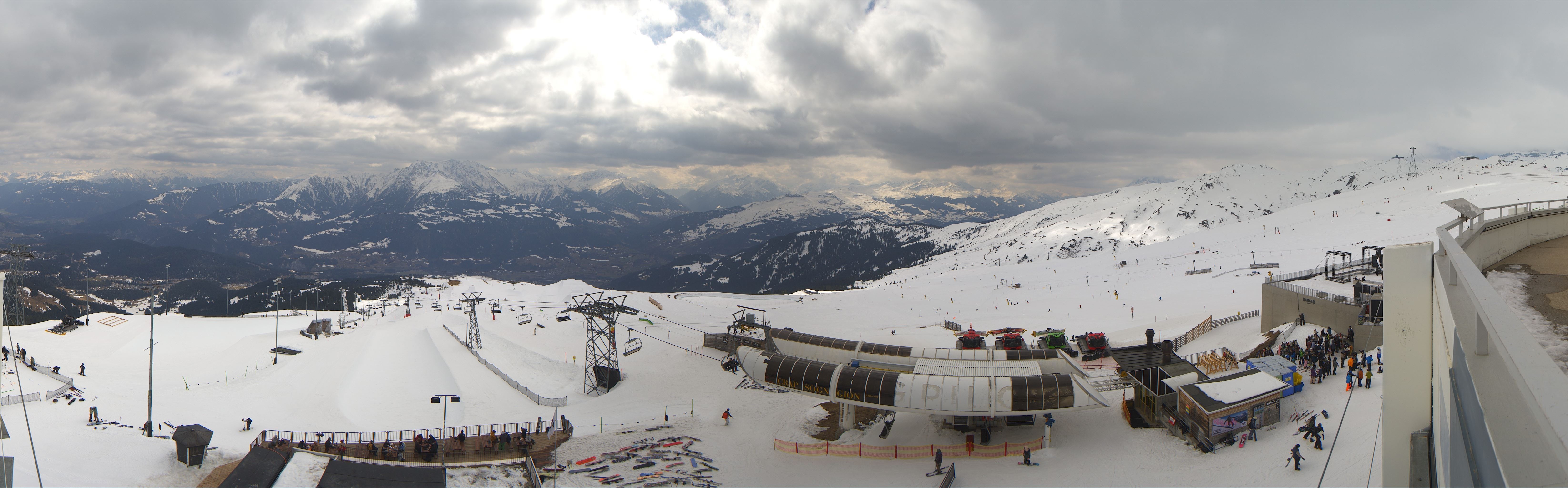 Archiv Foto Webcam Crap Sogn Gion Park Laax