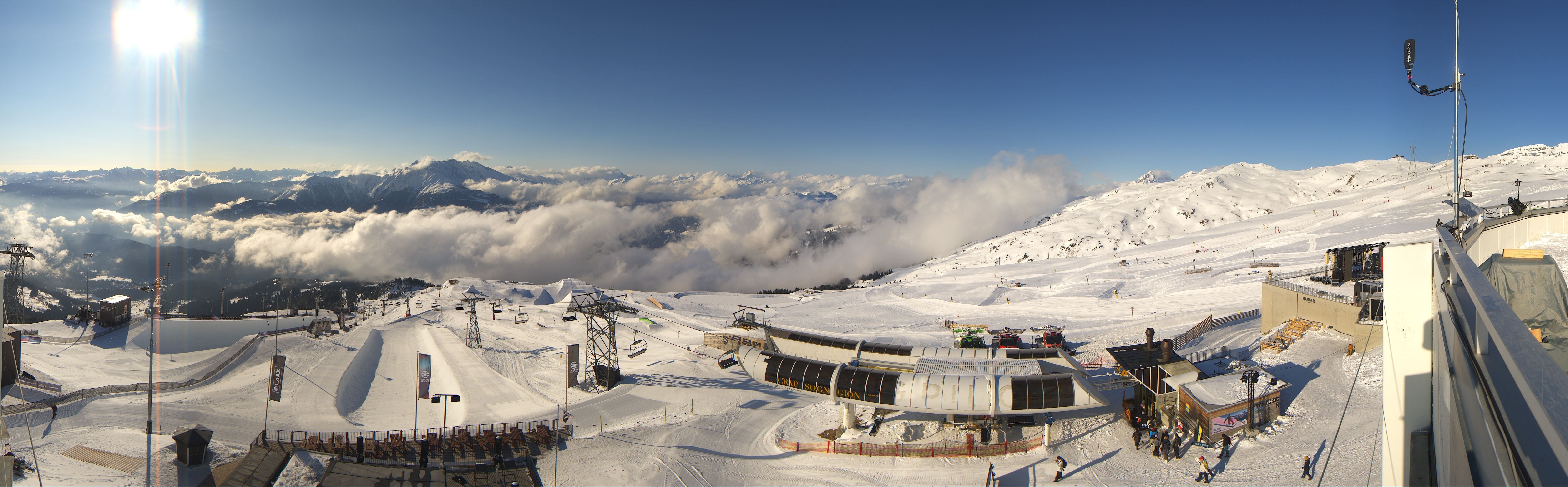 Archiv Foto Webcam Crap Sogn Gion Park Laax