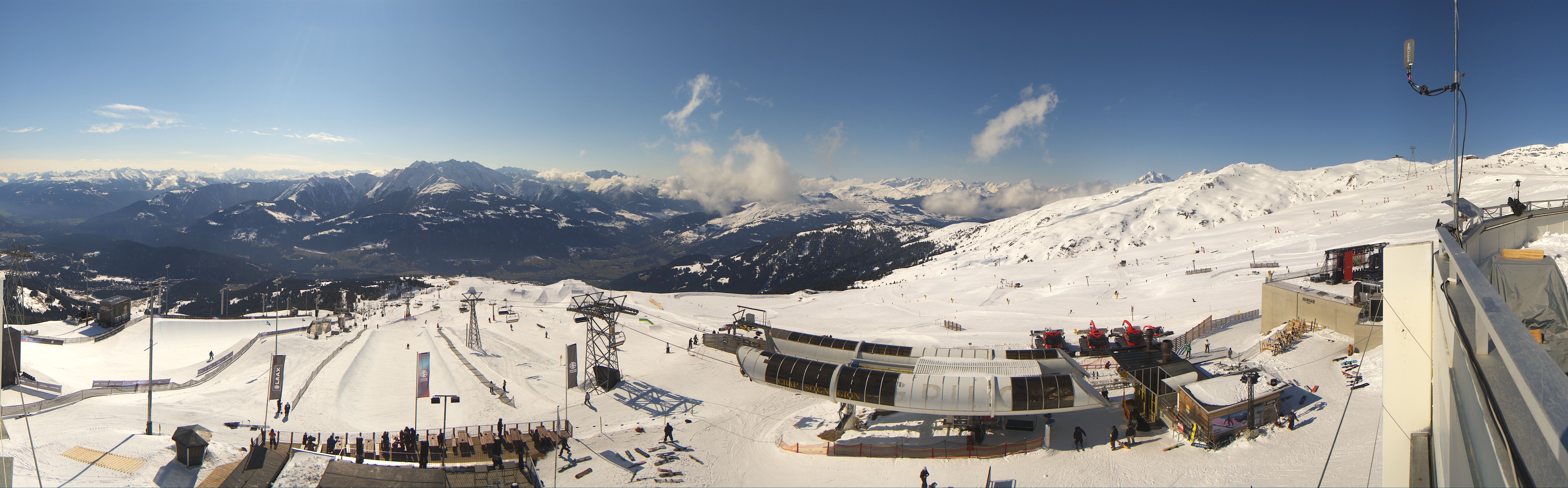 Archiv Foto Webcam Crap Sogn Gion Park Laax