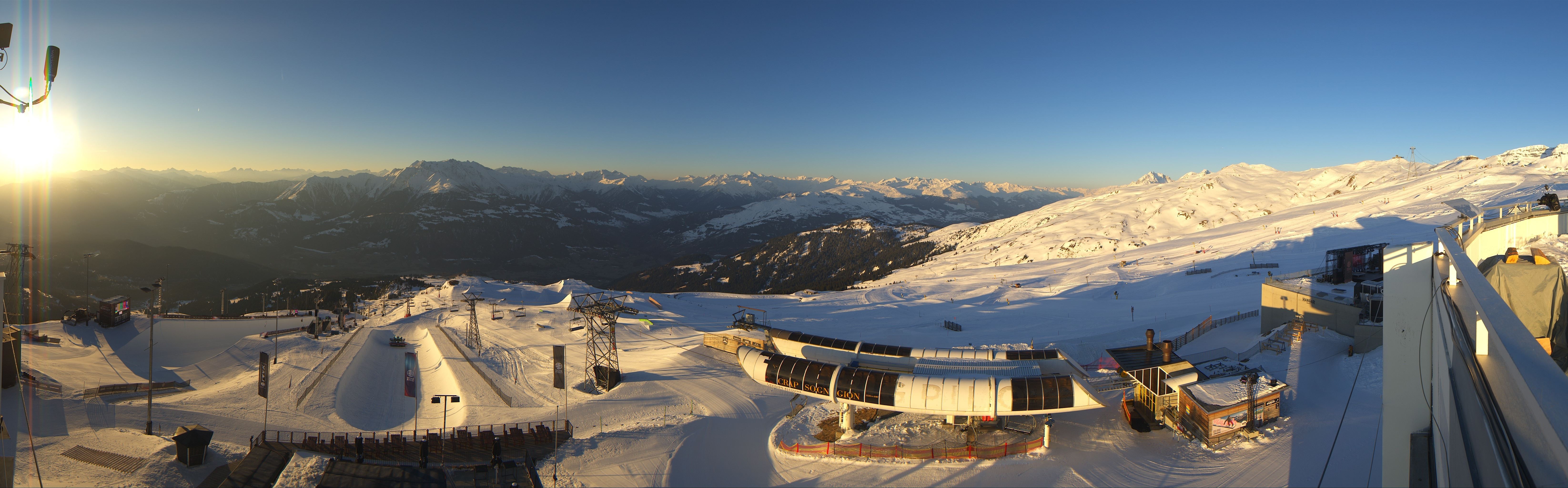 Archiv Foto Webcam Crap Sogn Gion Park Laax