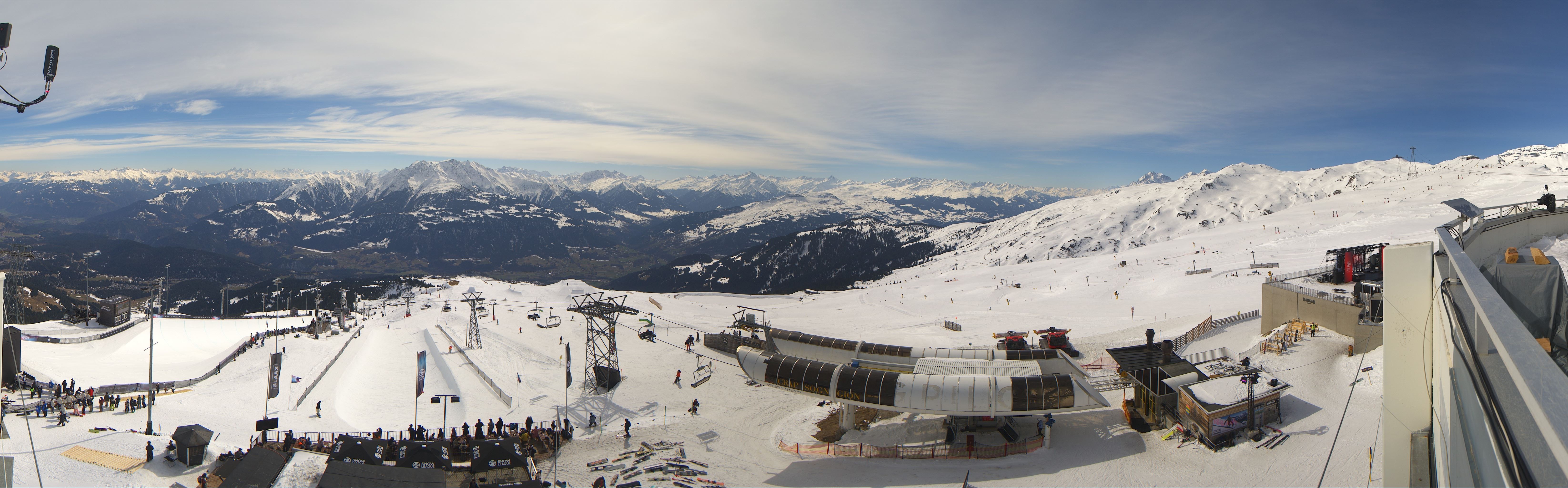 Archiv Foto Webcam Crap Sogn Gion Park Laax