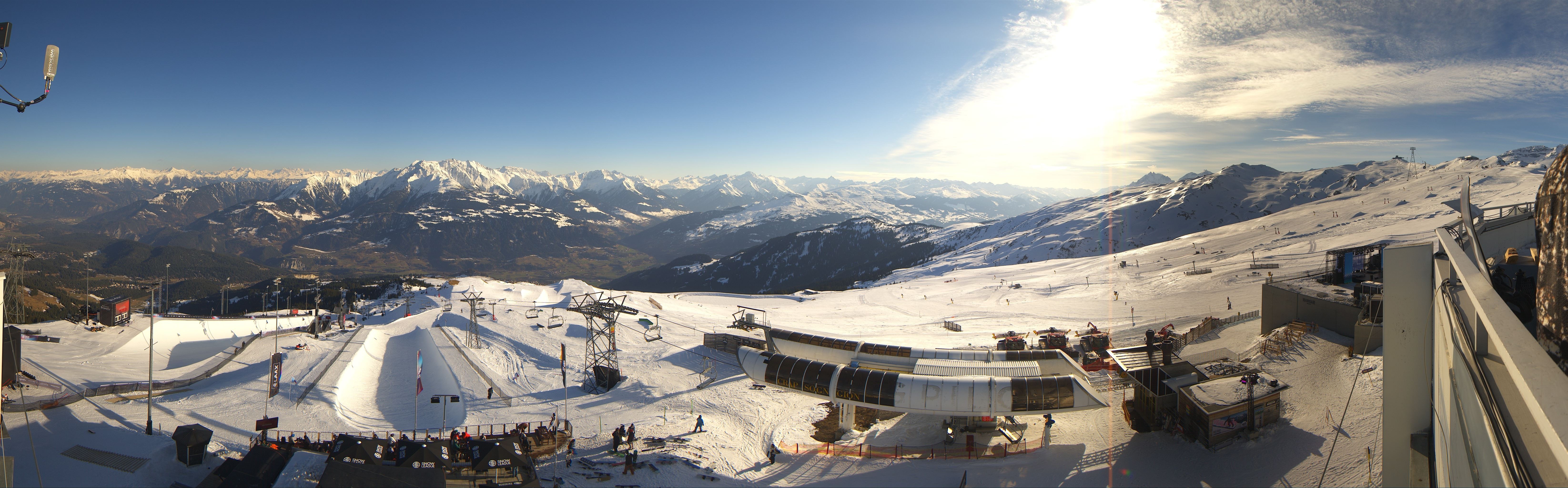 Archiv Foto Webcam Crap Sogn Gion Park Laax