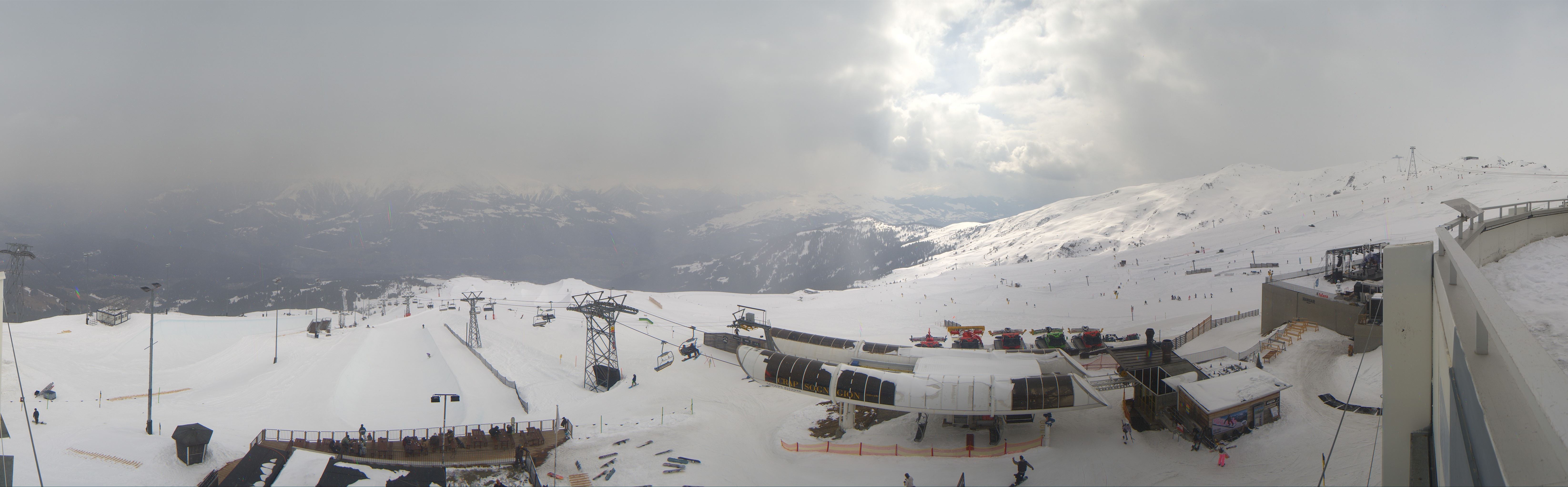 Archiv Foto Webcam Crap Sogn Gion Park Laax