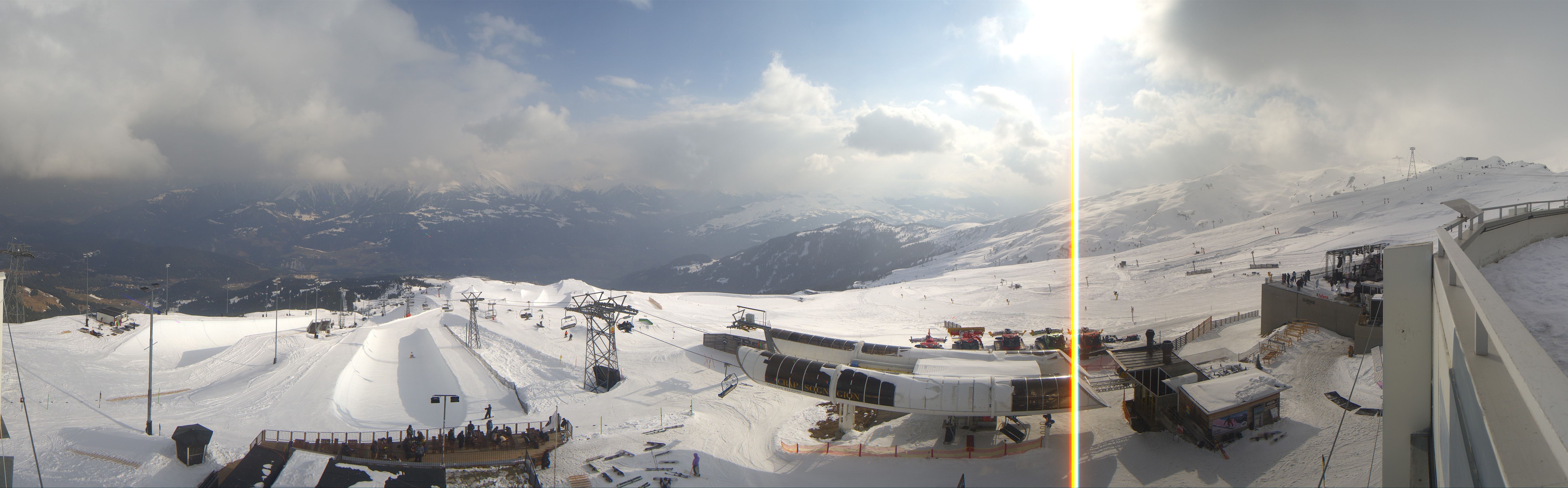 Archiv Foto Webcam Crap Sogn Gion Park Laax