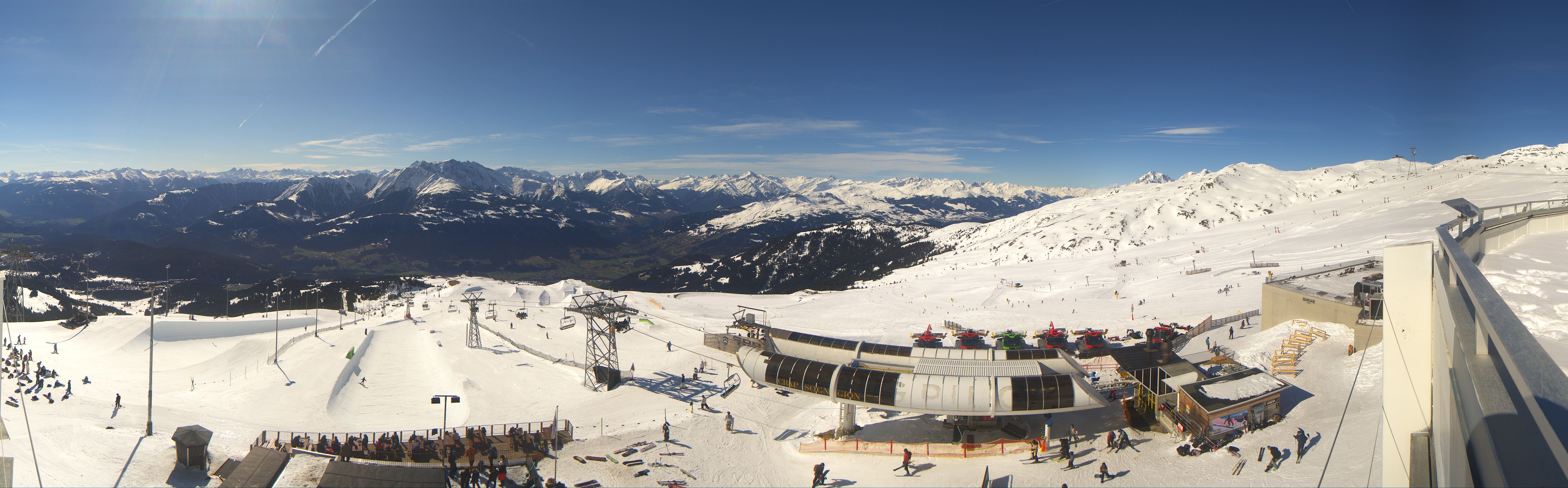 Archiv Foto Webcam Crap Sogn Gion Park Laax