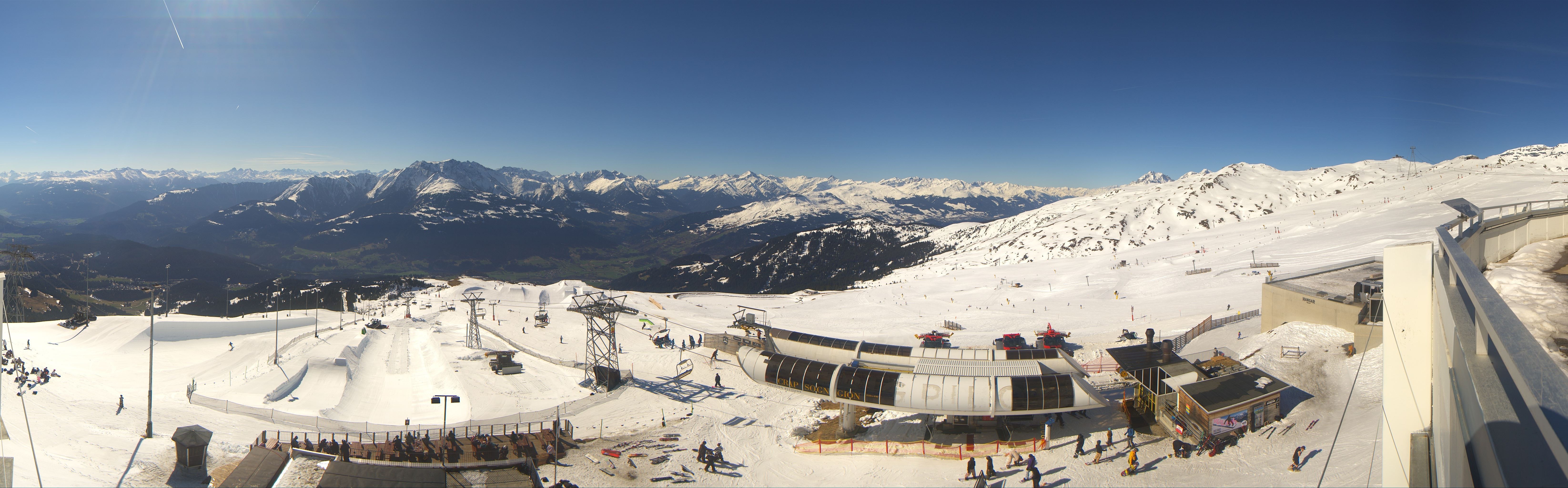 Archiv Foto Webcam Crap Sogn Gion Park Laax