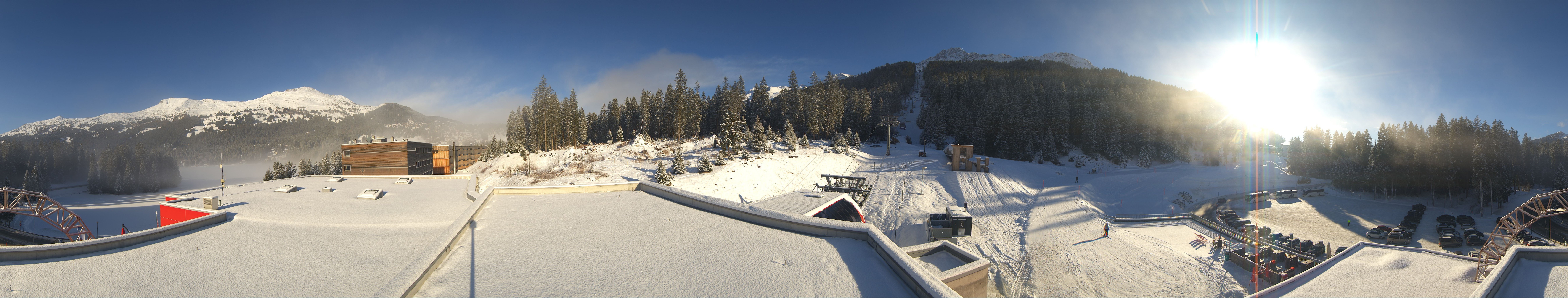 Archiv Foto Webcam Talstation Rothorn Gondelbahn Lenzerheide