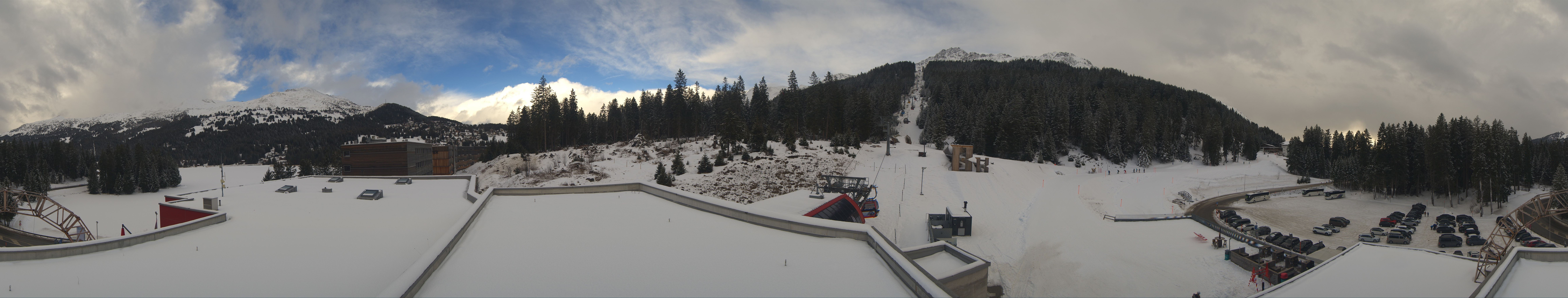 Archiv Foto Webcam Talstation Rothorn Gondelbahn Lenzerheide