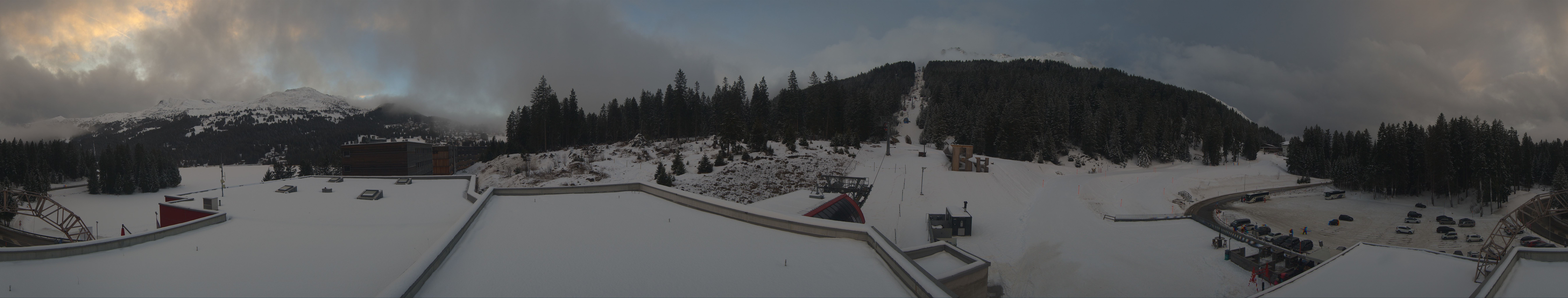 Archiv Foto Webcam Talstation Rothorn Gondelbahn Lenzerheide