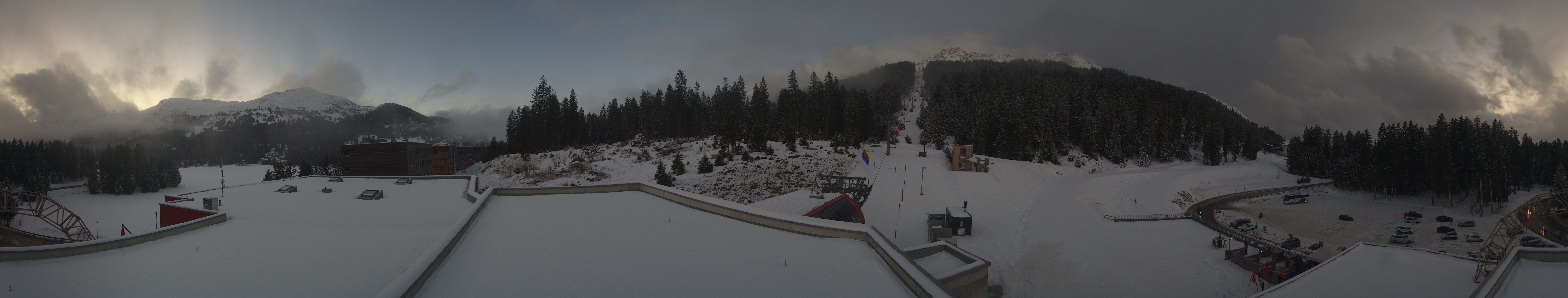 Archiv Foto Webcam Talstation Rothorn Gondelbahn Lenzerheide