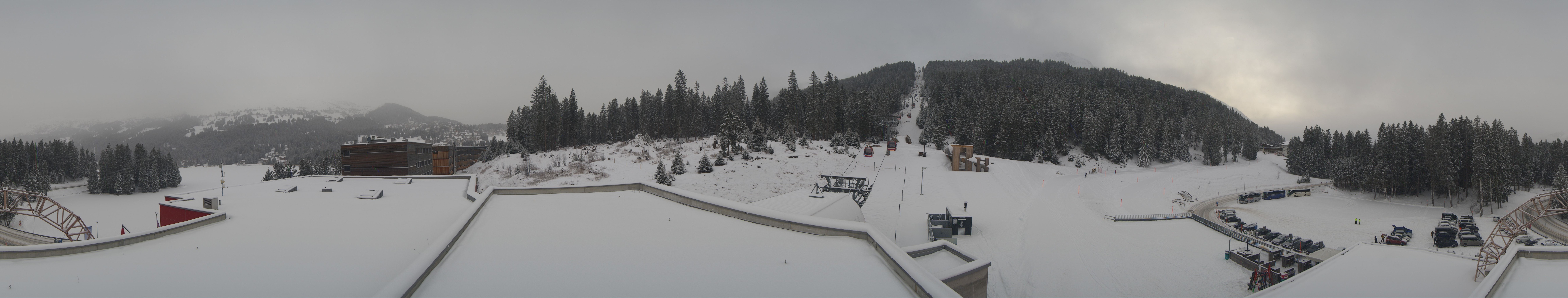 Archiv Foto Webcam Talstation Rothorn Gondelbahn Lenzerheide