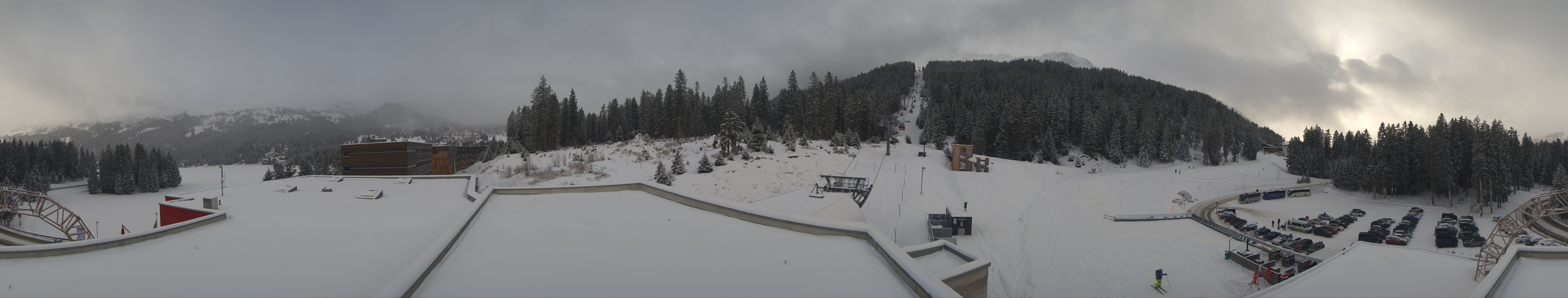 Archiv Foto Webcam Talstation Rothorn Gondelbahn Lenzerheide