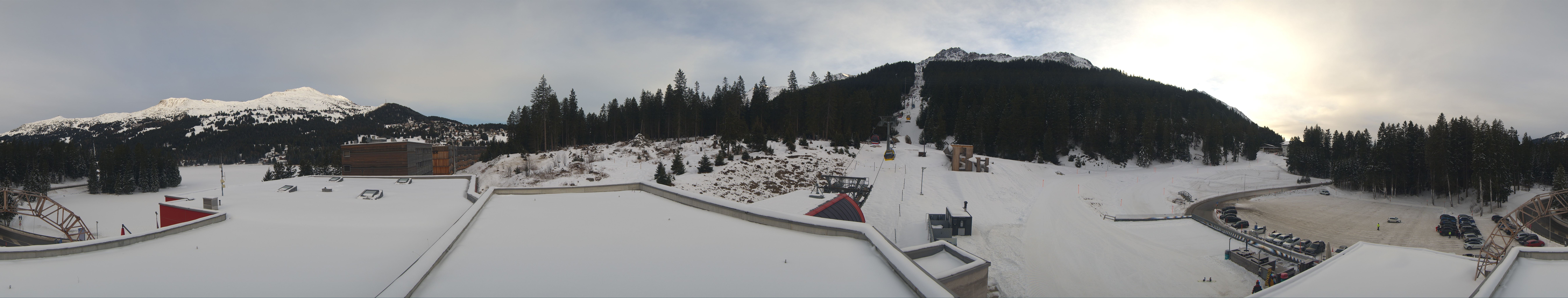 Archiv Foto Webcam Talstation Rothorn Gondelbahn Lenzerheide